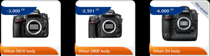 Reduceri DSLR Nikon PRO Back Friday