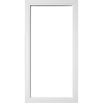 Fereastră termopan PVC  5 camere  culoare alb  60 x 116 cm